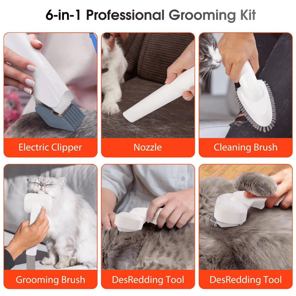 6-in-1 Pet Grooming Kit