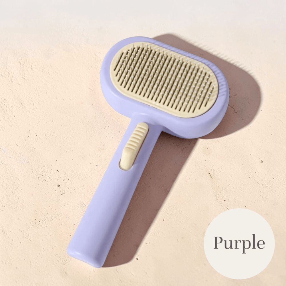 2-in-1 Self-Cleaning Pet Grooming Brush