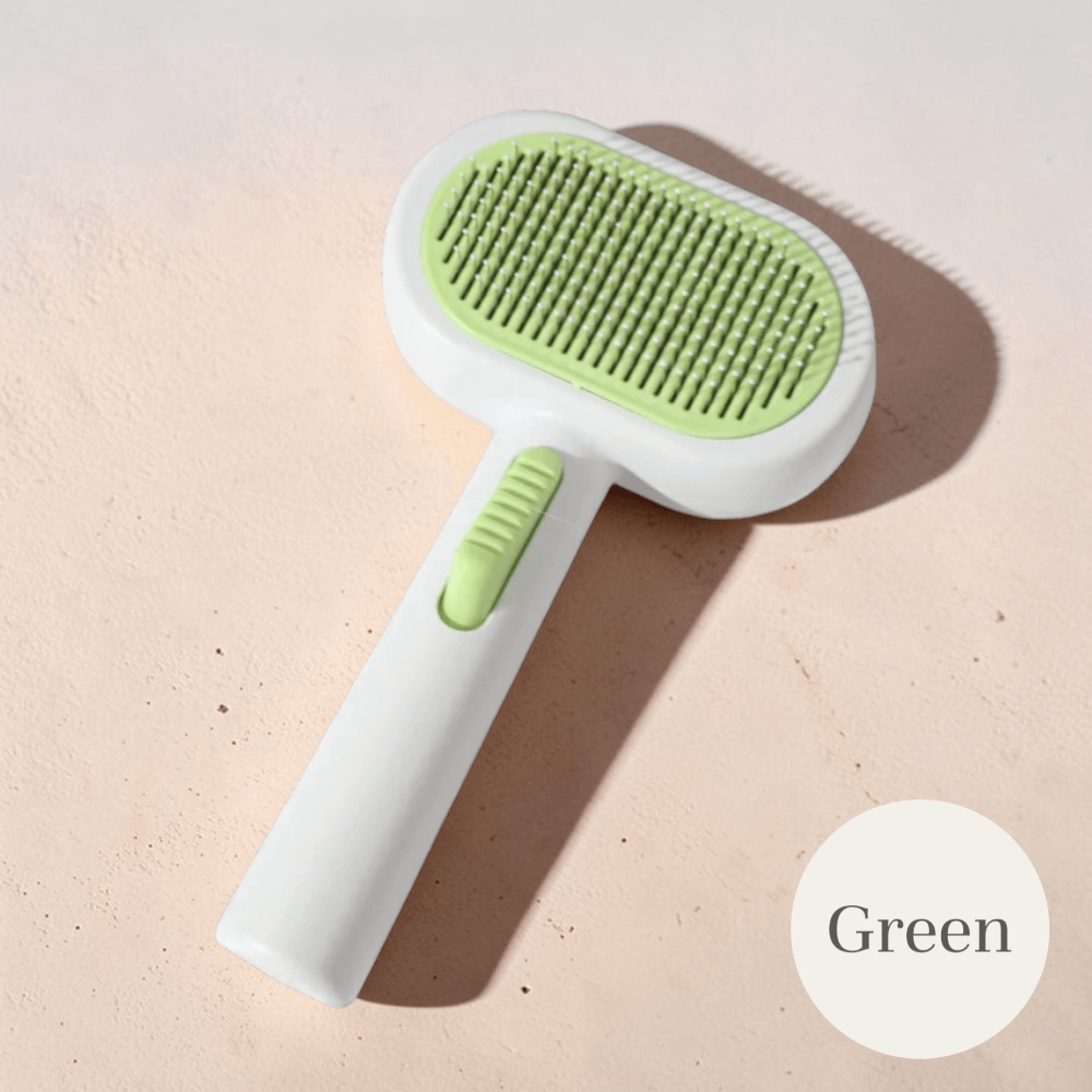 2-in-1 Self-Cleaning Pet Grooming Brush