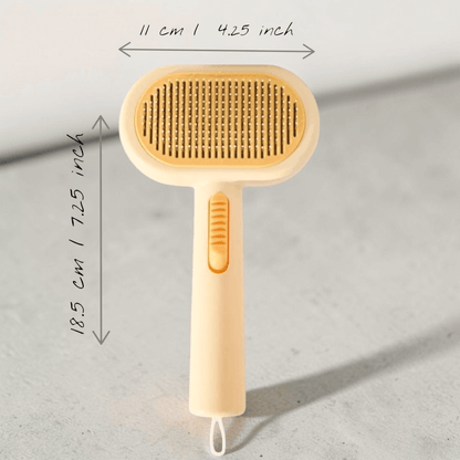 2-in-1 Self-Cleaning Pet Grooming Brush