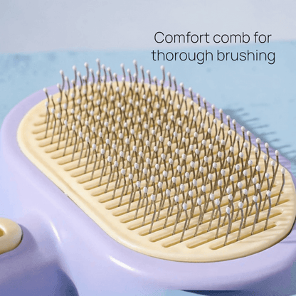 2-in-1 Self-Cleaning Pet Grooming Brush