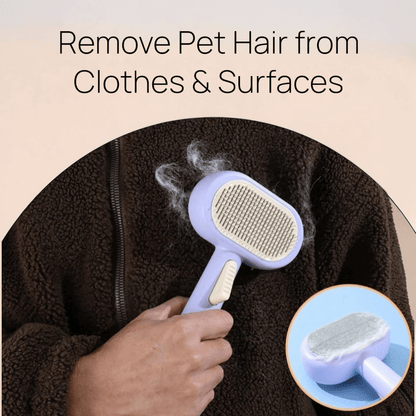 2-in-1 Self-Cleaning Pet Grooming Brush