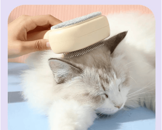 2-in-1 Self-Cleaning Pet Grooming Brush